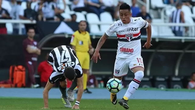 Sao Paulo venci&amp;oacute; 4-3 a Botafogo y escapa de los &amp;uacute;ltimos lugares en el Brasileirao.