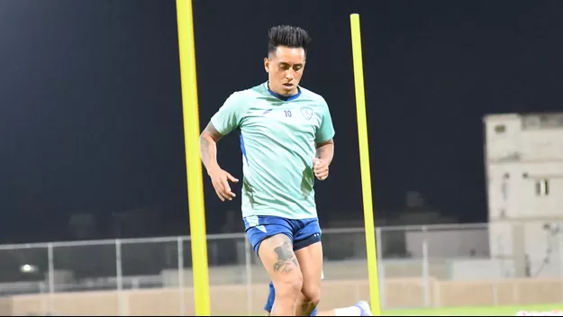 Christian Cueva se unió a los trabajos del Al-Fateh y se prepara para enfrentar a Carrillo