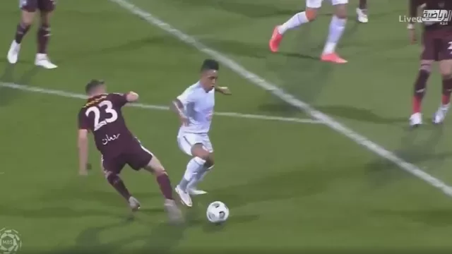 Christian Cueva y su segunda asistencia de gol con lujo incluido en duelo del Al-Fateh