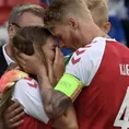 Christian Eriksen: Su esposa Sabrina Kvist Jensen fue calmada por Simon Kjaer