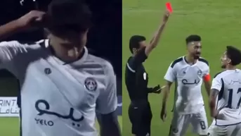 ¡No pues! Christofer Gonzáles fue expulsado en partido contra Ohod