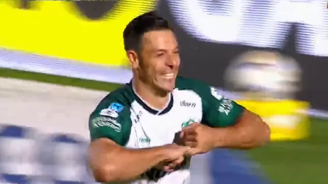 Diego Churín demostró su calidad y marcó de penal para darle la victoria a Sarmiento 1-0 sobre Banfield / ESPN