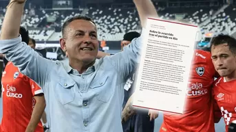 Horacio Melgarejo emitió COMUNICADO tras el fuerte conflicto con jugadores de Botafogo