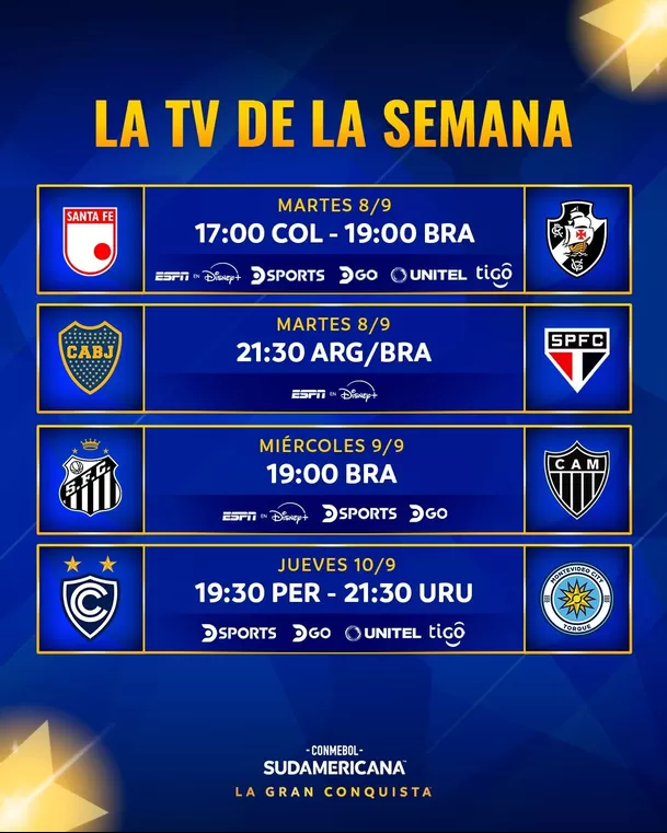 Conmebol confirmó canal para el Cienciano vs Montevideo City Torque / Foto: Conmebol
