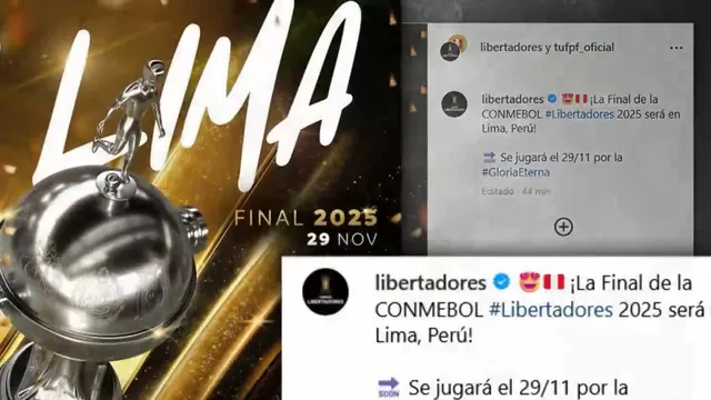 Conoce todas las finales jugadas en Perú, donde la final de Copa Libertadores 2025 será la quinta. | Video: AD
