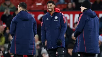 Rúben Amorim tomó una decisión que sorprendió a más de uno en la pretemporada de los 'Diablos Rojos'. | AFP