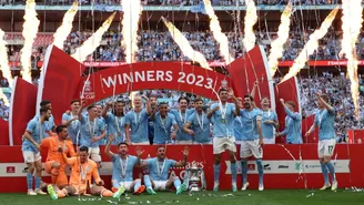 Manchester City campeón de la FA Cup. | Foto: AFP/Video: ESPN