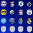 Los clasificados a los octavos de final de la Champions League son…