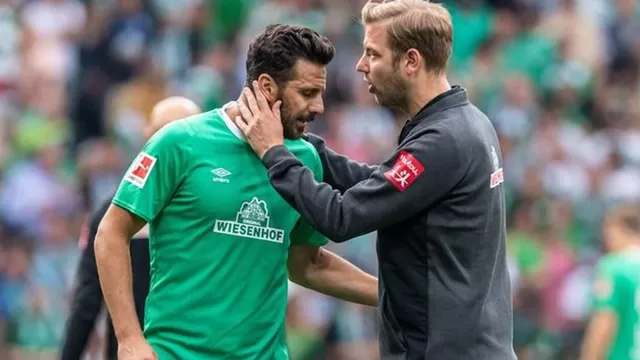 Florian Kohfeldt no hizo ingresar a Claudio Pizarro en el Heidenheim vs. Werder Bremen. 