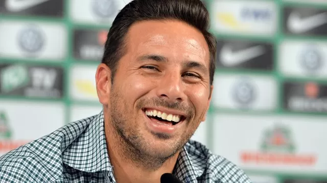 Claudio Pizarro vuelve al Werder Bremen con 36 a&amp;ntilde;os (Foto: AFP)