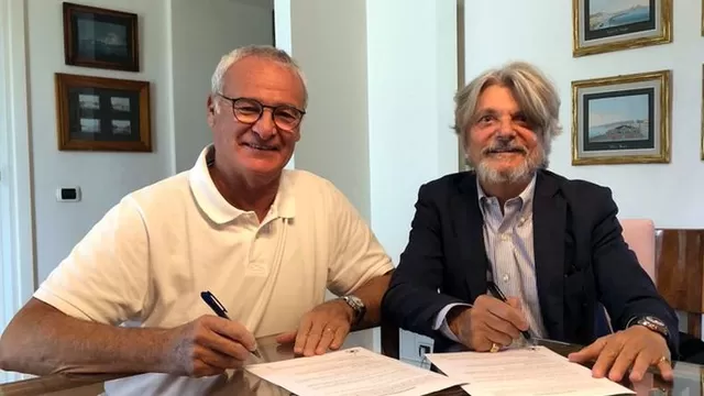 Claudio Ranieri sustituye a Di Francesco como técnico del Sampdoria