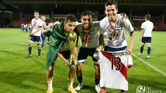 Claudio Torrejón campeón con el Banants Ereván de la Copa de Armenia