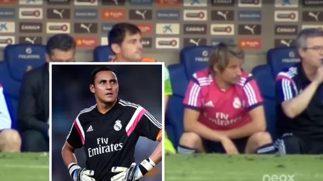 Coentrao y su reacción de mal compañero tras el error de Keylor Navas