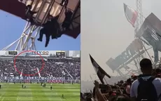 Colo Colo: Colapsa estructura del estadio Monumental y cae sobre hinchas - Noticias de mauricio-isla