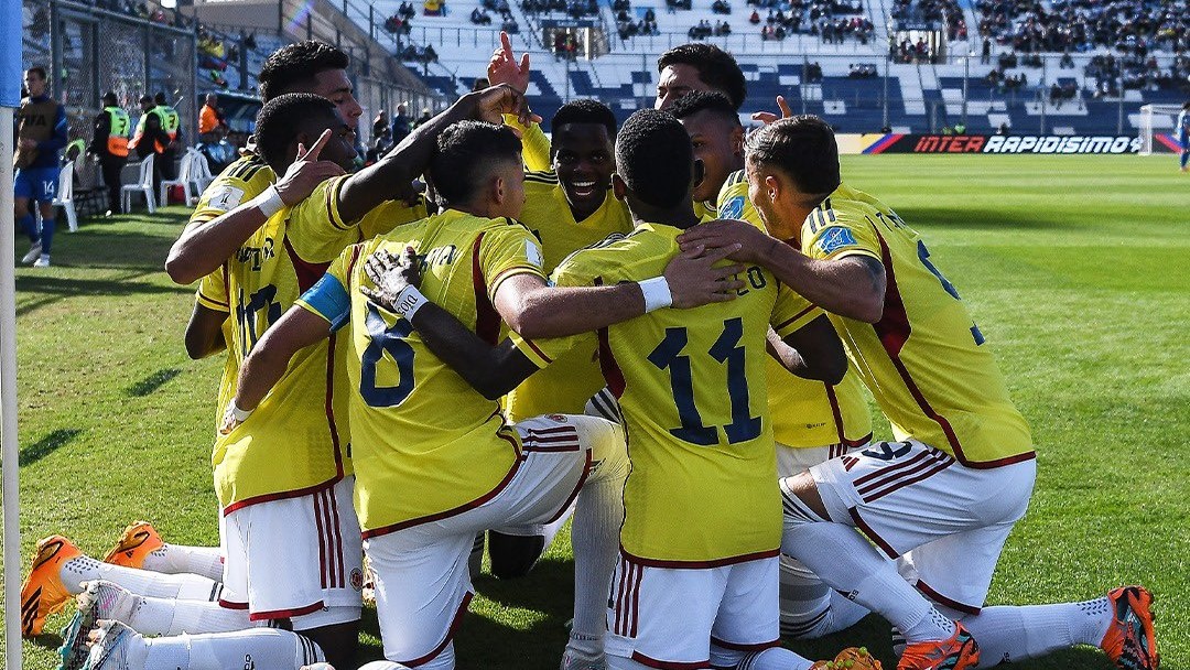 Colombia aplastó 5-1 a Eslovaquia y se metió en cuartos de final del Mundial Sub-20