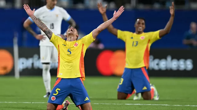 Colombia festeja que disputará, a lo largo de su historia, su segunda final en la Copa América / Foto: AFP / Video: América Deportes