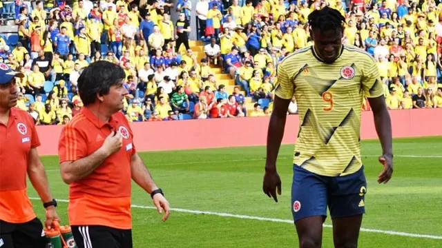 Zapata no podrá estar en el amistoso de Colombia frente a Argelia. | Foto: Federación colombiana.