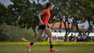 Nicole Regnier jugó en el Atlético de Madrid entre 2014 y 2015 | Foto: Getty Images. Nicole Regnier jugó en el Atlético de Madrid entre 2014 y 2015 | Foto: Getty Images.