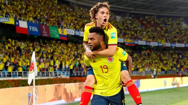 Colombia se impuso 3-1 a Chile con doblete de Borja