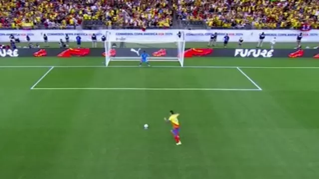 James Rodríguez remató de gran manera y colocó el segundo de Colombia ante Panamá / Captura / Copa América