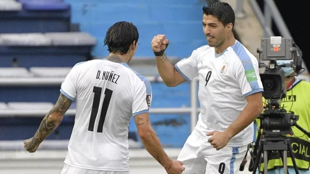 Uruguay se quedó con el triunfo en Colombia. | Foto: AFP/Video fuente: Movistar Deportes