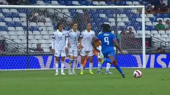 Concacaf: El golazo de tiro libre al ángulo de Haití que selló el 3-0 ante México