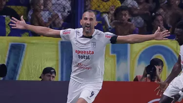 Hernán Barcos anotó en el Alianza Lima vs Boca Juniors por la fase 2 de la Copa Libertadores / X