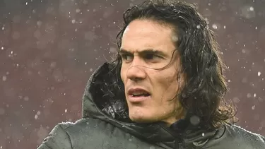 Edinson Cavani, delantero uruguayo de 33 años. | Foto: AFP