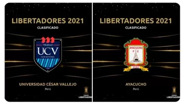 Los dos equipos se suman a Universitario y Sporting Cristal. | Foto: Conmebol Libertadores