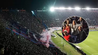 El pasado 4 de abril una hincha de San Lorenzo realizó actos racistas en contra de hinchas del Palmeiras / Foto: San Lorenzo