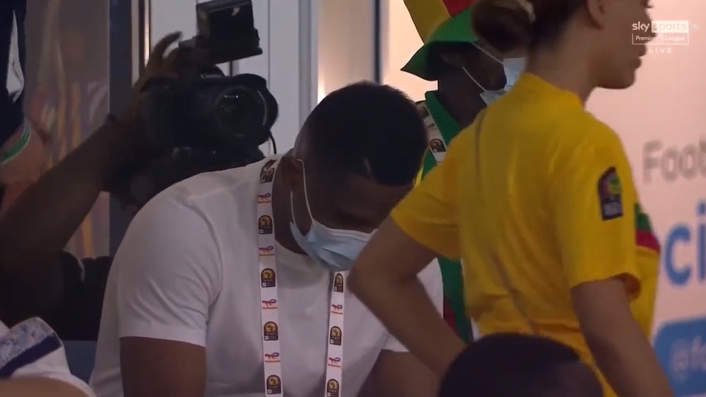 La reacción de Eto'o.
