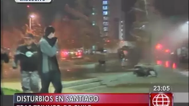 Copa América 2015: disturbios en Santiago opacaron triunfo de Chile 