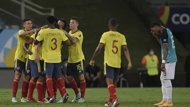 Colombia ganó 1-0 a Ecuador en su debut en el Grupo B de la Copa América 2021