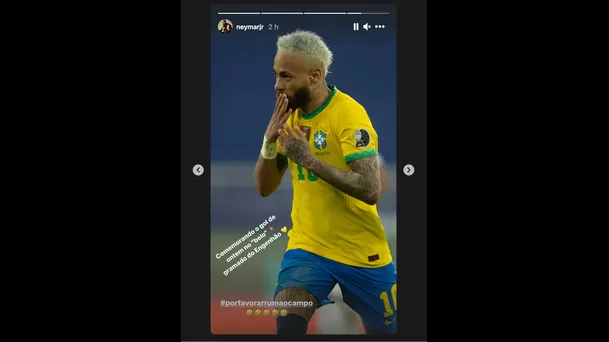 Neymar se pronunció a través de Instagram.