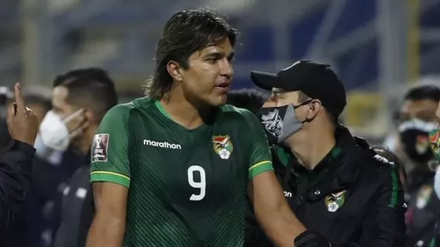 El delantero fue baja de Bolivia en los primeros partidos por covid-19. | Foto: Twitter.