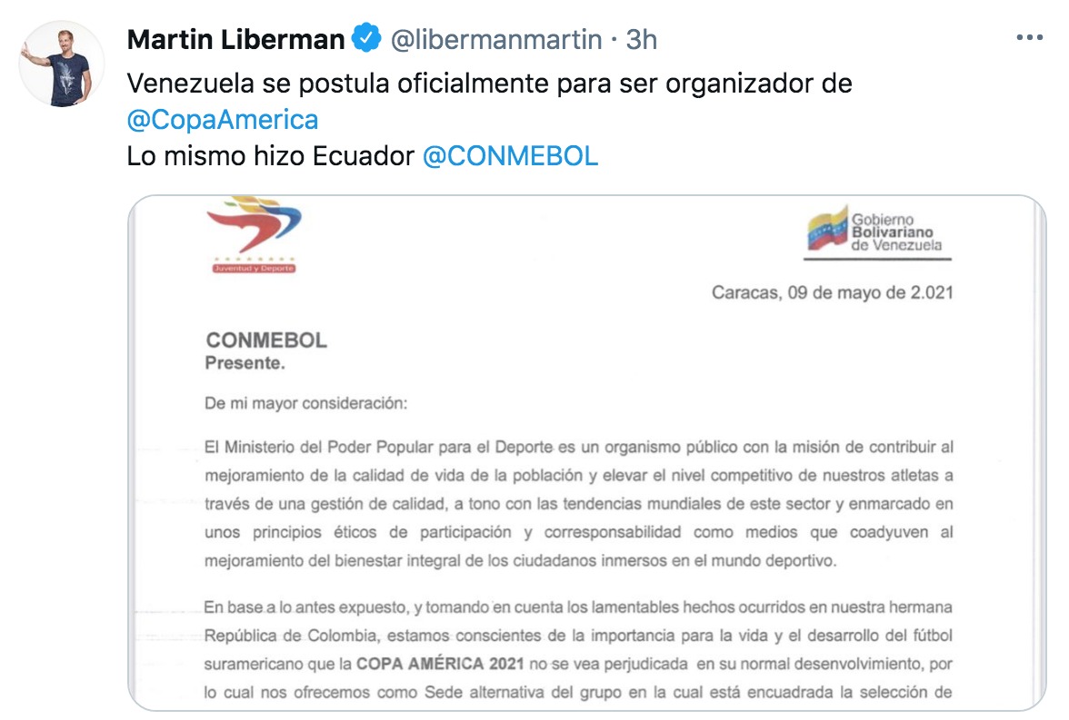 Martín Liberman publicó el documento.