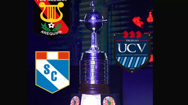 Melgar, Sporting Cristal y C&amp;eacute;sar Vallejo, los representantes peruanos.