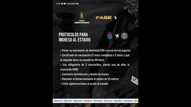 La César Vallejo jugará con público.