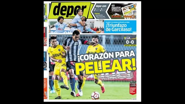 Copa Libertadores: Alianza Lima empató con Boca Juniors y generó estas portadas -foto-3