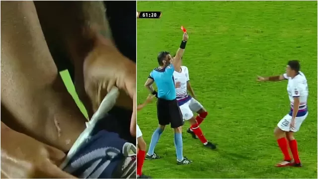 Copa Libertadores: Árbitro cambió amarilla por roja al ver cómo quedó la pierna de jugador