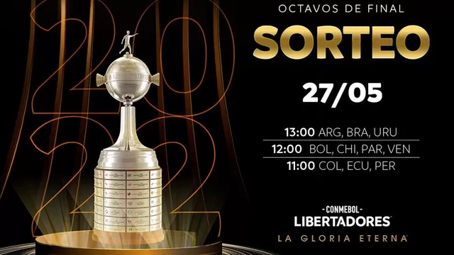 Este viernes, la Conmebol realizará el sorteo de los octavos de final de la Copa Libertadores. | Foto: Conmebol Libertadores.