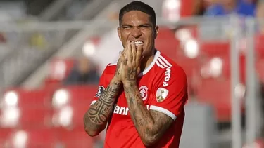 Paolo Guerrero, delantero del Inter de Porto Alegre. | Foto: AFP