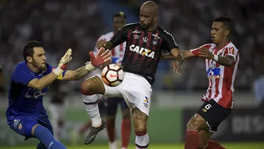 Thiago Heleno, uno de los jugadores del Atl&amp;eacute;tico Paranaense que dio positivo. | Foto: AFP