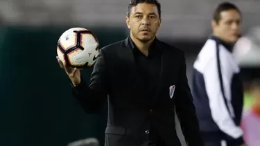 Marcelo Gallardo se mostró contento con el pase a la final | Foto: AFP.