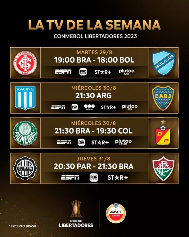 Copa Libertadores. | Foto: Conmebol Libertadores.