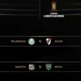 Copa Libertadores: Programación del Palmeiras-River Plate y Santos-Boca Juniors