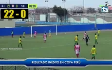 Copa Perú: Unión Juventud goleó 22-0 a Juventud Santa Rosa en Chimbote - Noticias de perú sub 20