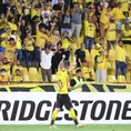 ¡Genialidad! Damián Díaz anotó espectacular gol olímpico en la Copa Sudamericana