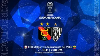 Copa Sudamericana: hoy se juega Melgar vs. Independiente del Valle