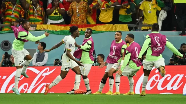 Ghana sumó su primer triunfo en Qatar tras perder ante Portugal. | Foto: AFP/Video: Latina-DSports